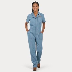 Harley Davidson mechanic denim jumpsuit